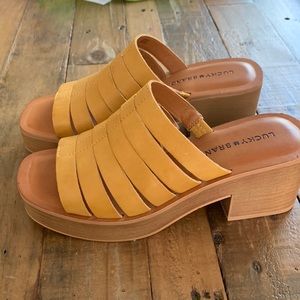 Open Toe Strappy Slide Sandal, Lucky Brand